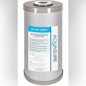 Fortitude V2 Sediment/Carbon/Zinc Inhibiting Triple Purpose Replacement Filter